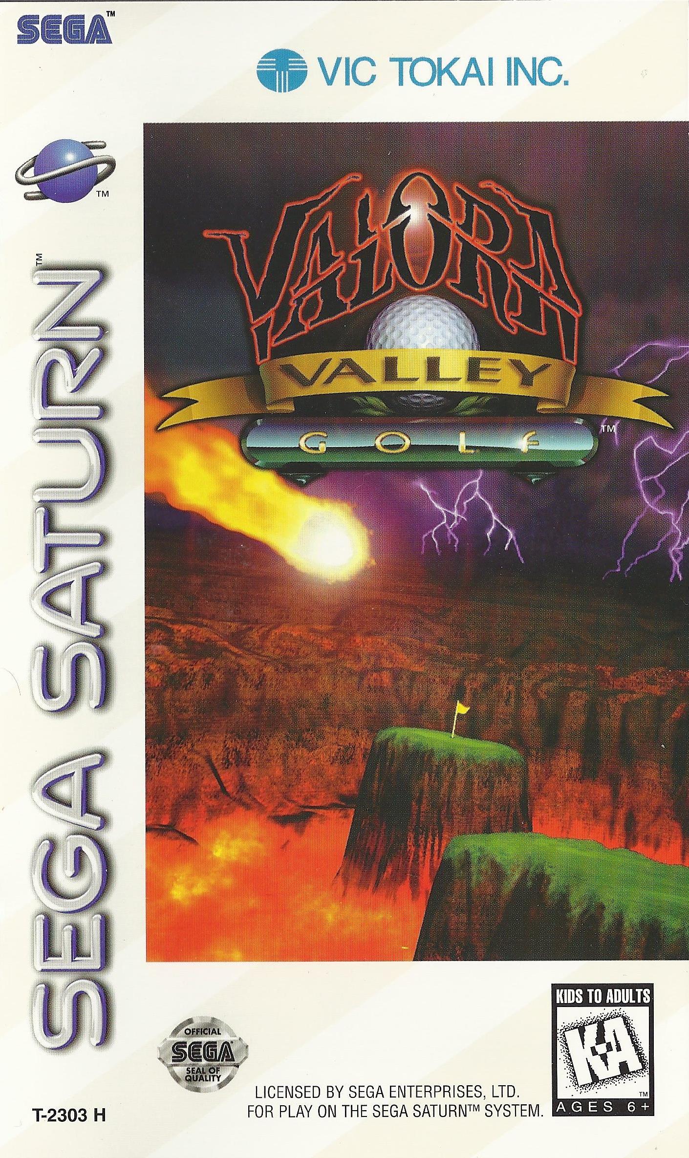 Valora Valley Golf box art for Sega Saturn